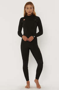 Womens Steamers: SISSTREVOLUTION 7 SEAS 3/2 CHEST ZIP - FULL BLACK