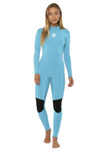 Womens Steamers: Sisstrevolution 7 Seas 4/3 mm Back Zip Steamer Blue