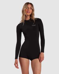 Womens Springsuit: Billabong Womens Spring Fever Springsuit Wetsuit - Black