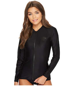 Womens Springsuit: Ripcurl Womens Belle Zip Long Sleeve UV Tee