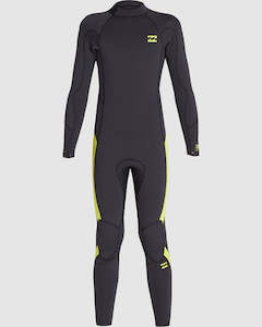 All Youth Toddler Wetsuit: 2020 Boys 4/3 Furnace Absolute Back Zip Gbs Fullsuit - Neon Green