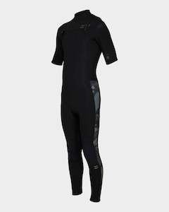 All Youth Toddler Wetsuit: Billabong Boys Revolution 2/2 Short Arm Steamer - Chest Zip