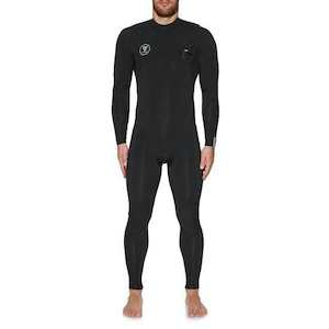 4 3 Mm Steamer Wetsuits: Vissla Mens 7 Seas 4/3mm Steamer - Black with Jade