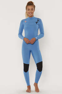 4 3 Mm Steamer Wetsuits: SISSTREVOLUTION 7 SEAS 4/3 CHEST ZIP STEAMER - True Blue