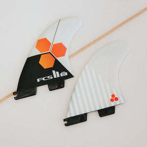 All On Sale: FCS II CI PC Medium White Tri Retail Fins