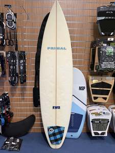 Surf: 2nd Hand Primal Step up 7'2" Futures - W/ Fins