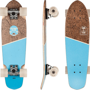 Globe Blazer 26" Skateboard Cruiser Complete - Coconut/Sky
