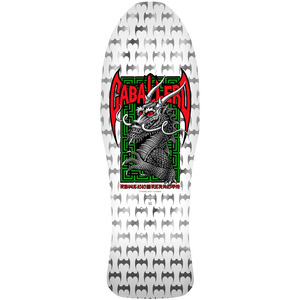 Powell Peralta - Bones Brigade Caballero Series 17 - White - Deck 9.95"