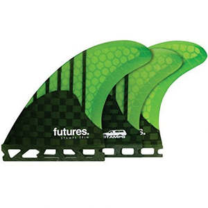 Shortboard Fins: Futures Stamps Generation 5 Fin Set