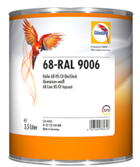 Products: Glasurit 68-Ral 9006 White Alum. 3L - REFINISH.CO.NZ