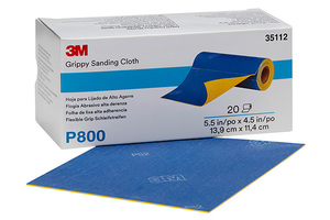 Products: 3M35112 Grippy Sanding Cloth P800 140mm x 114mm - REFINISH.CO.NZ