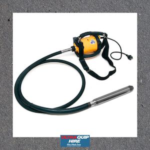 Electric Vibrator 3.2M shaft / 42mm bulb - Ultraquip Hire