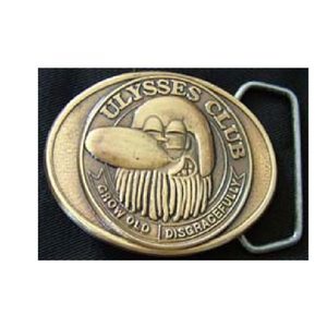 Products: Belt Buckle, small Brass age 50+ The Ulysses Club of NZ