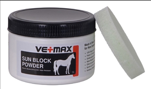 Products: Vetmax馬用日焼け止めパウダー - 馬具・乗馬用品のサジタリアス