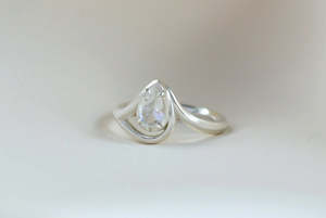 Rings: Solaris Ring - White Topaz