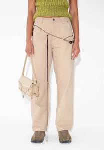 Arthur Full Length Dad Jeans Neutral