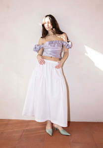 Sister Studios Princess Skirt White
