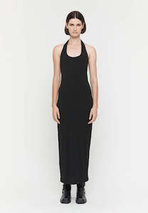 Dresses 1: Friend of Audrey Basic Halter Dress Black