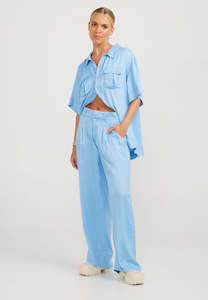 Charlie Holiday Blake Trouser Pale Blue