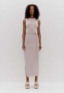 Ownley Chameleon Midi Dress Pink Olive