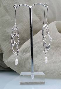 Mothmade Jewels Seafoam Pearl Earrings