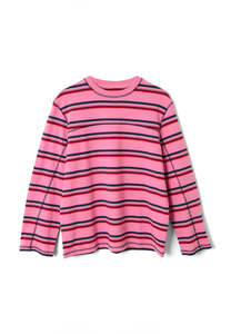 Damson Madder: Damson Madder Samara Tee Pink Stripe