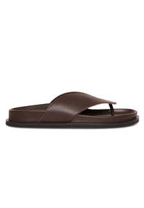 Commonplace Essentials Footwear: Commonplace Essentials Jean Jandal Brown