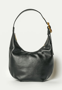 Brie Leon: Brie Leon Everyday Croissant Bag Black