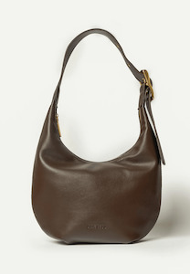 Brie Leon Everyday Croissant Bag Chocolate