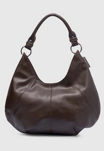 Brie Leon Mischa Shoulder Bag Dark Chocolate