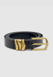 Brie Leon Organica Belt Black/Gold