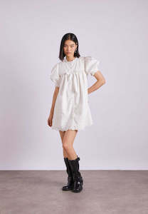 Dresses 1: Damson Madder Winnie Mini Dress White