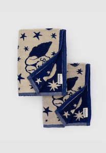 Towels: Baggu Hand Towel Set of 2 Cherub Bows