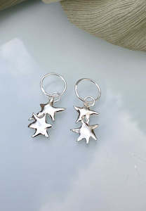 Mothmade Jewels Double Star Sleepers