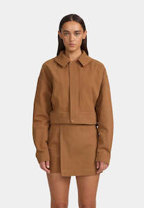 Ownley Tobias Bomber Jacket Caramel