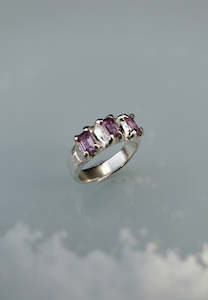 Mothmade Jewels Purple Alexandrite Band
