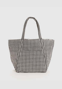Baggu Cloud Bag Black and White Gingham