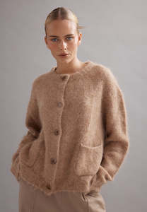 Caitlin Crisp Alfie Cardigan Tan