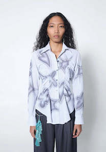 Arthur Ruffle Blouse Stencil