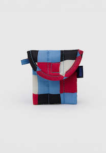 Baggu Puffy Earbuds Case Painted Check