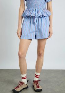 Damson Madder Krissy PJ Boxer Bold Blue Stripe