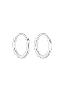 Porter Jewellery 90's Hoops Silver 20mm