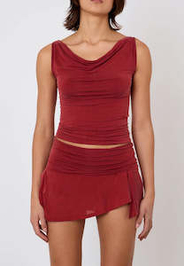 Peachy Den Kylie Top Red Sandstone