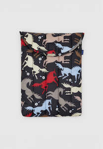 Baggu Puffy Laptop Sleeve Horse Cut-Outs 13"/14"