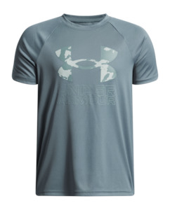 UA Tech™ Hybrid Print Boys' Short Sleeve