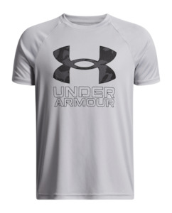 UA Tech™ Hybrid Print Boys' Short Sleeve