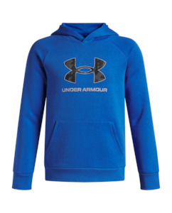 UA Rival Fleece Big Logo Print Fill Boys' Hoodie