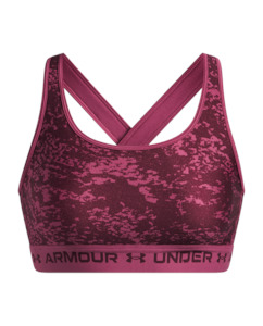 Armour® Mid Crossback Printed Women's Sports Bra