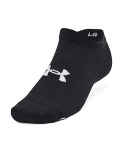 Socks: UA Essential Unisex 6-Pack No-Show Socks