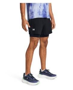 Mens Pants And Shorts: UA Launch Men's 2-in-1 5" Shorts